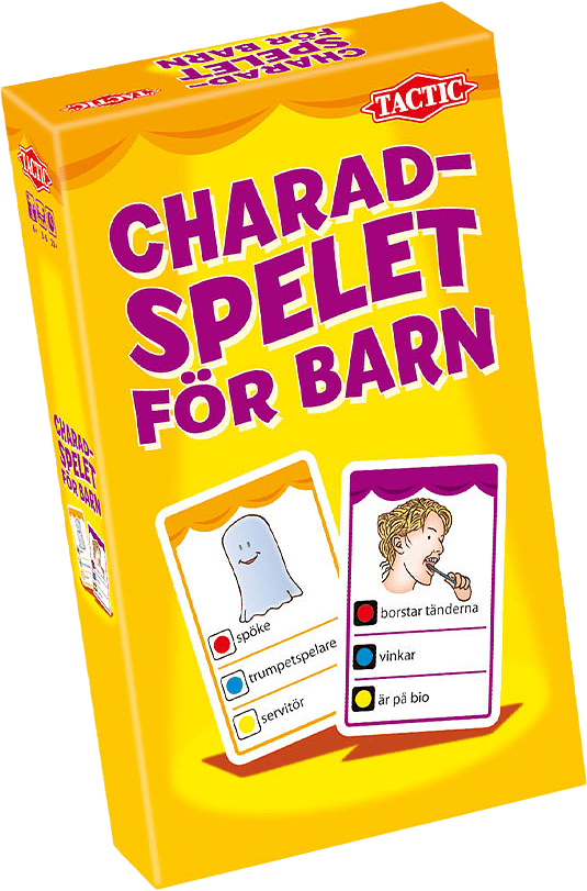 Charadspelet för barn, från TACTIC.