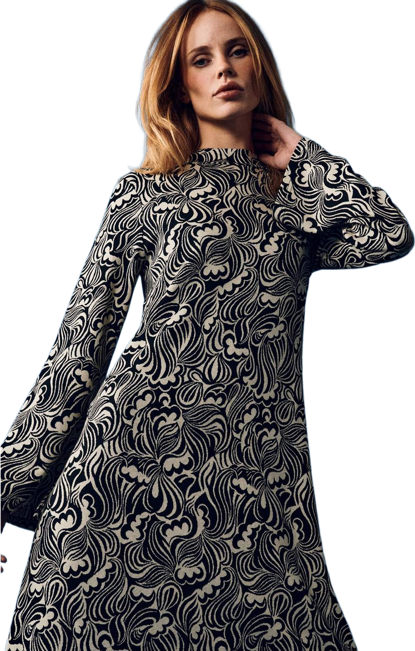 Della Dress, från Jumperfabriken, i färgen black.