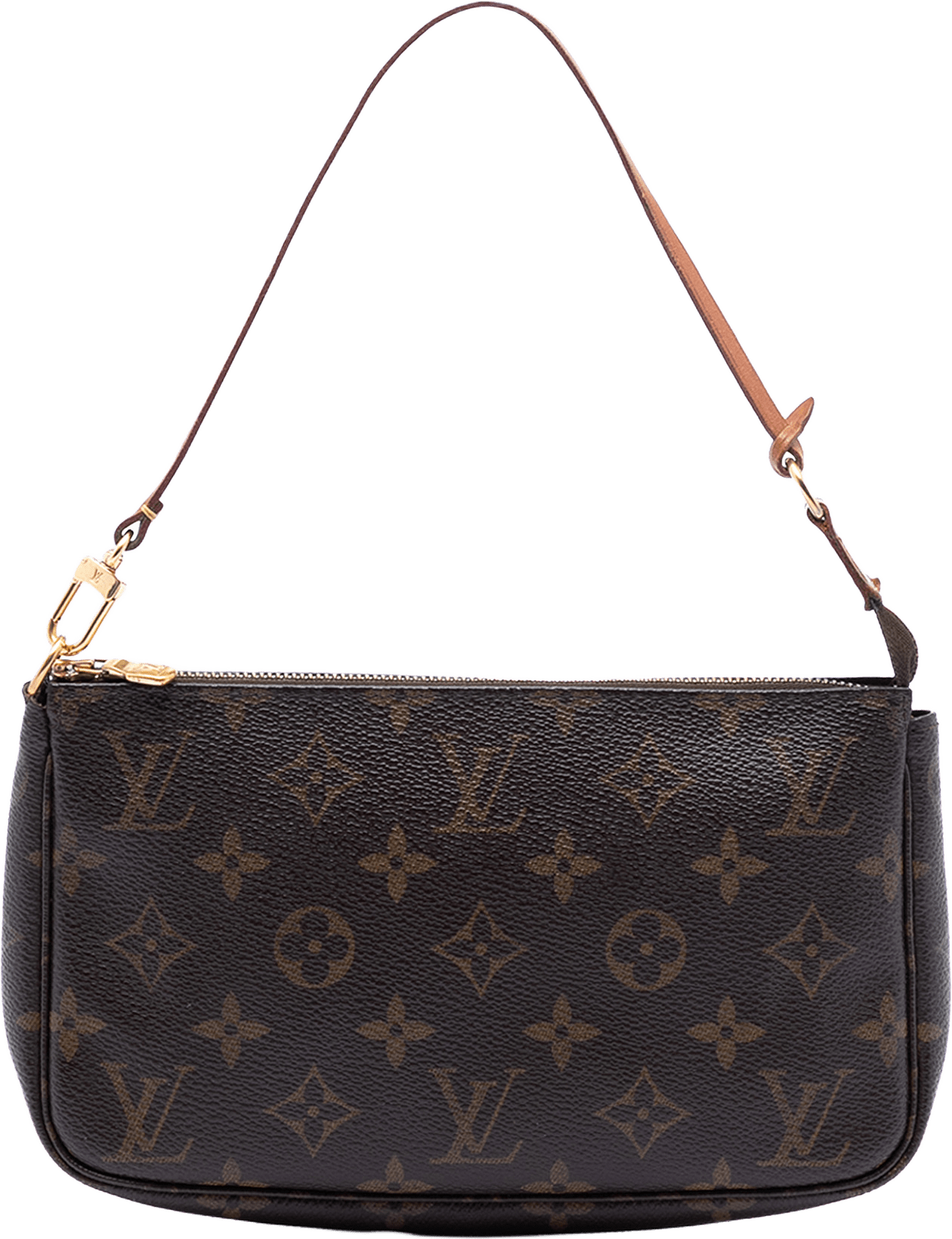 Louis Vuitton Monogram Pochette Accessoires, från Luxclusif, i färgen brown.