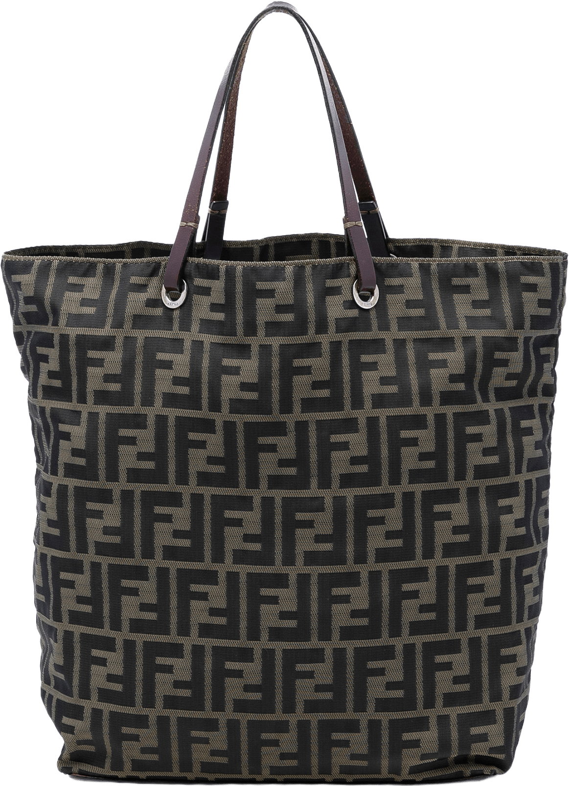 Fendi Zucca Canvas Tote, från Luxclusif, i färgen brown.