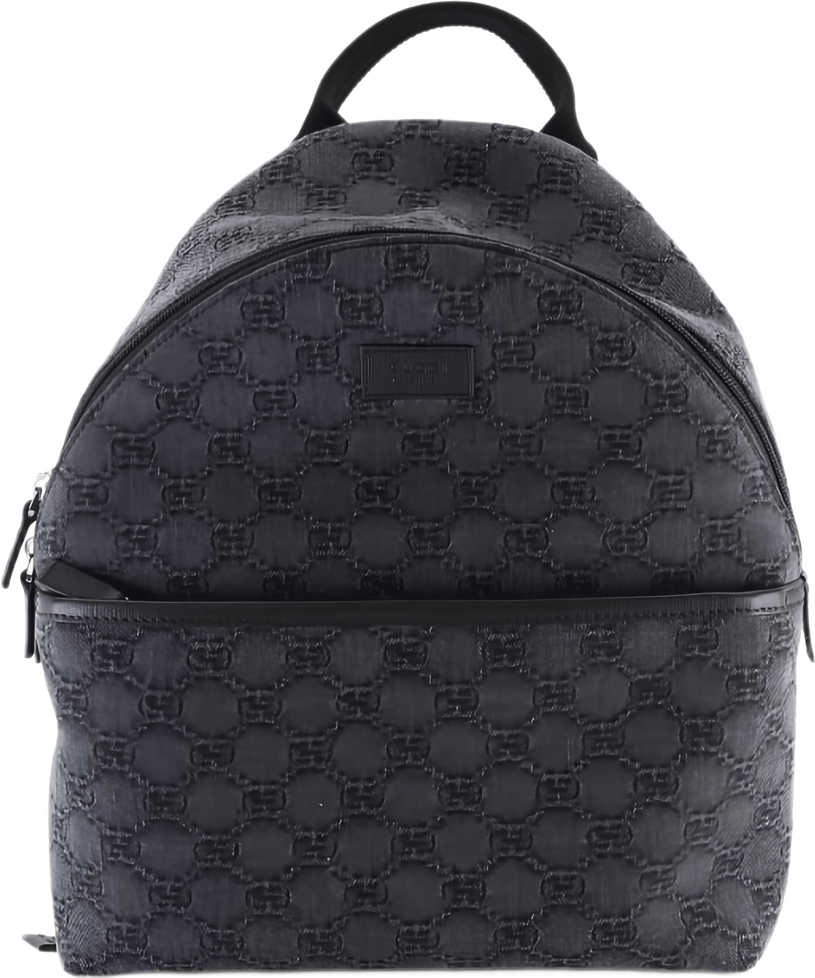 Gucci Kids Gg Denim Backpack, från Luxclusif, i färgen grå.