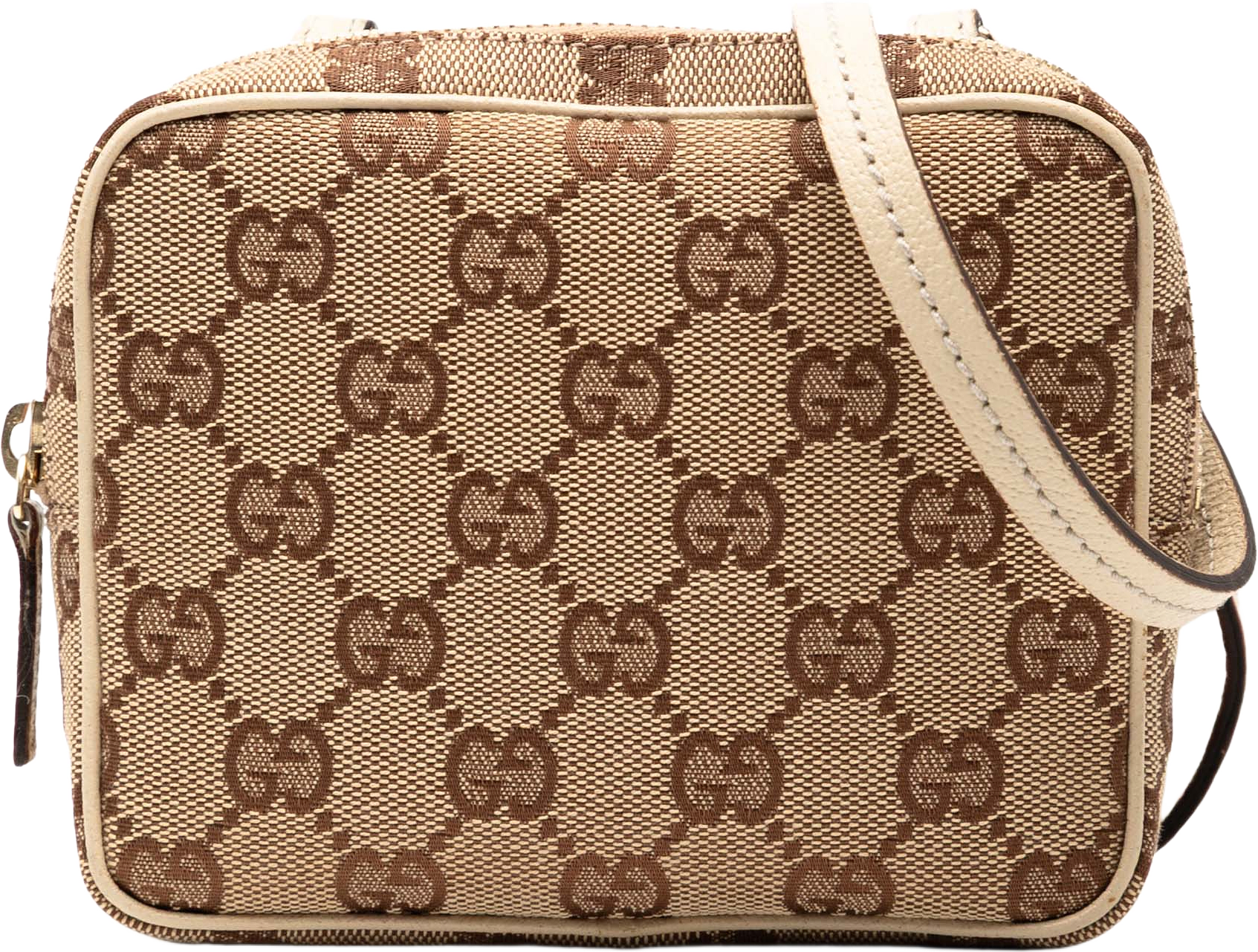 Gucci Gg Canvas Crossbody, från Luxclusif, i färgen light brown.