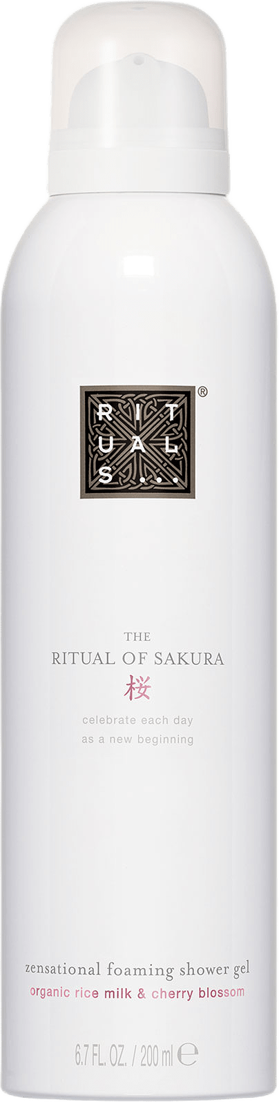 The Ritual of Sakura Foaming Shower Gel, 200 ml, från Rituals.