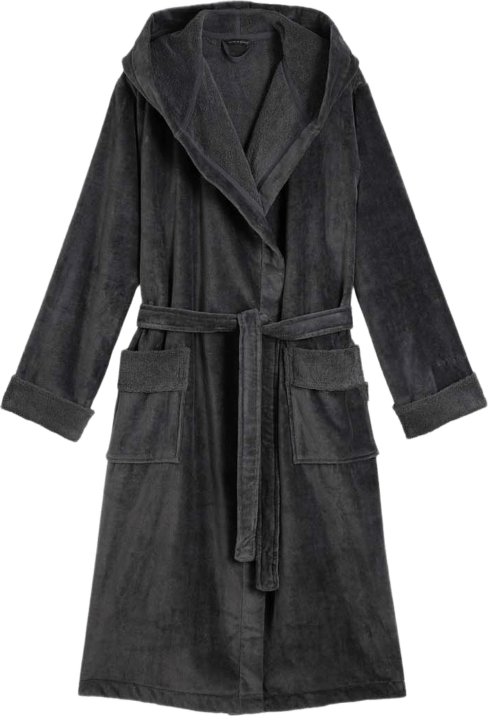 Super Soft Cotton Bathrobe Unisex, från Rituals, i färgen Graphite Grey.