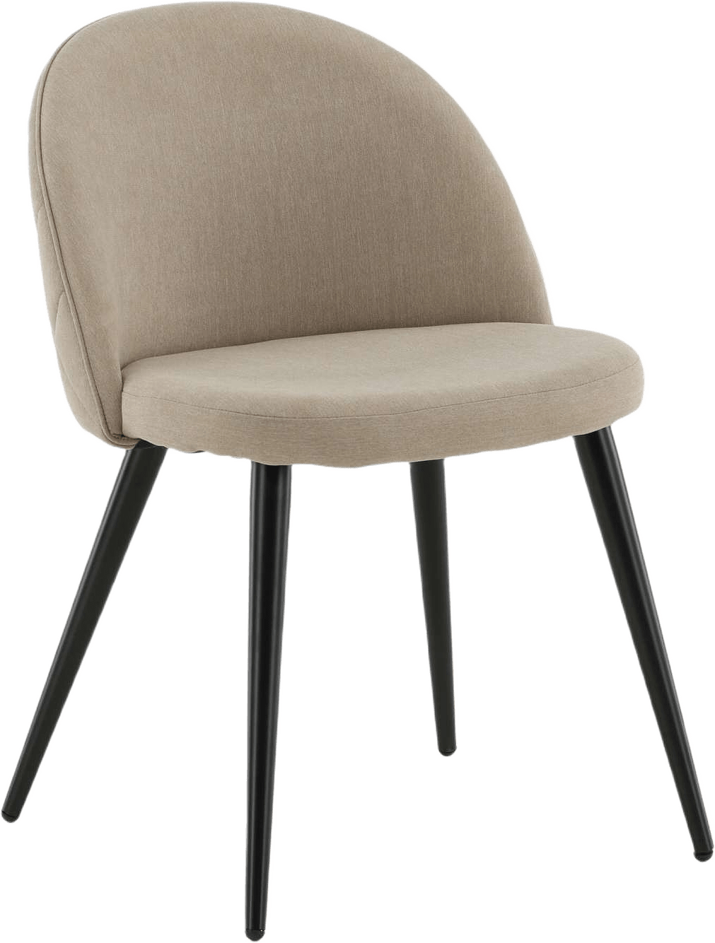 Velvet Matstol 2-pack, från Venture Home, i färgen beige.