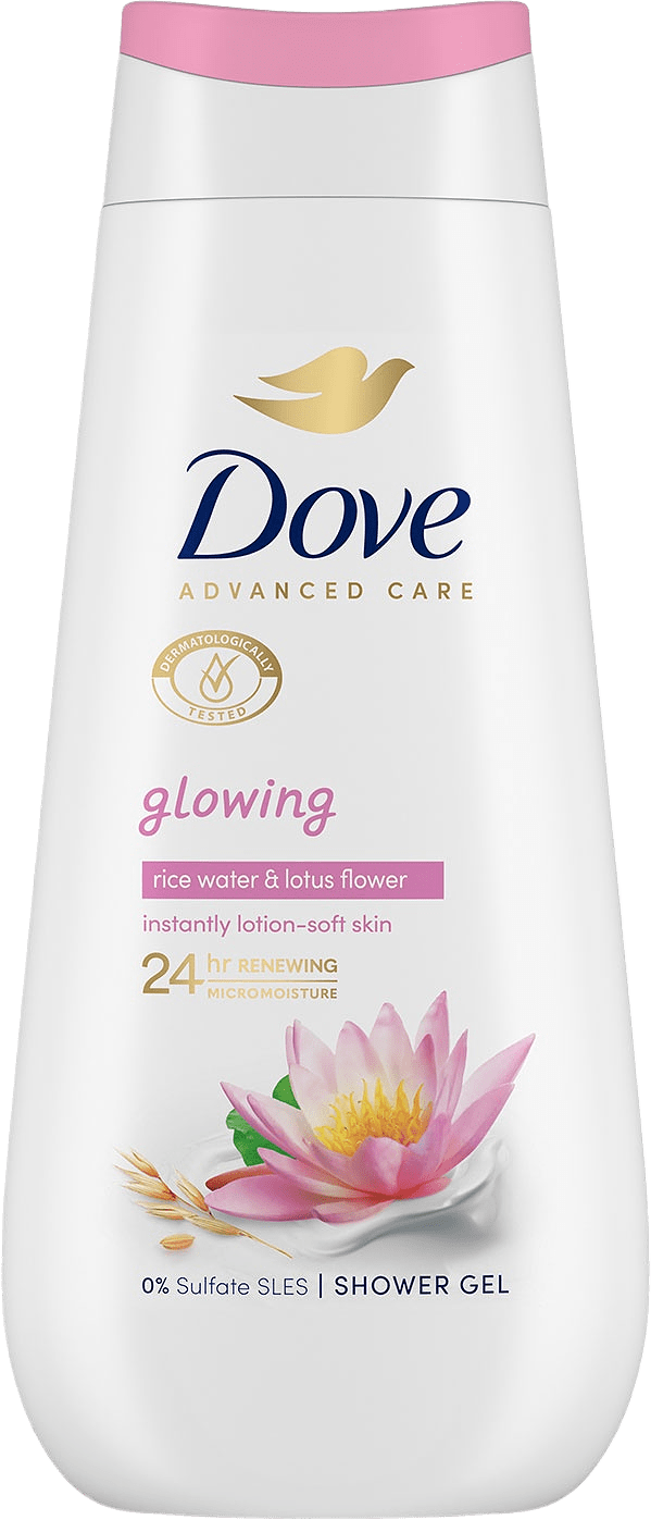 Duschkräm Glowing 24hrs Renewing Micromoisture, från Dove.