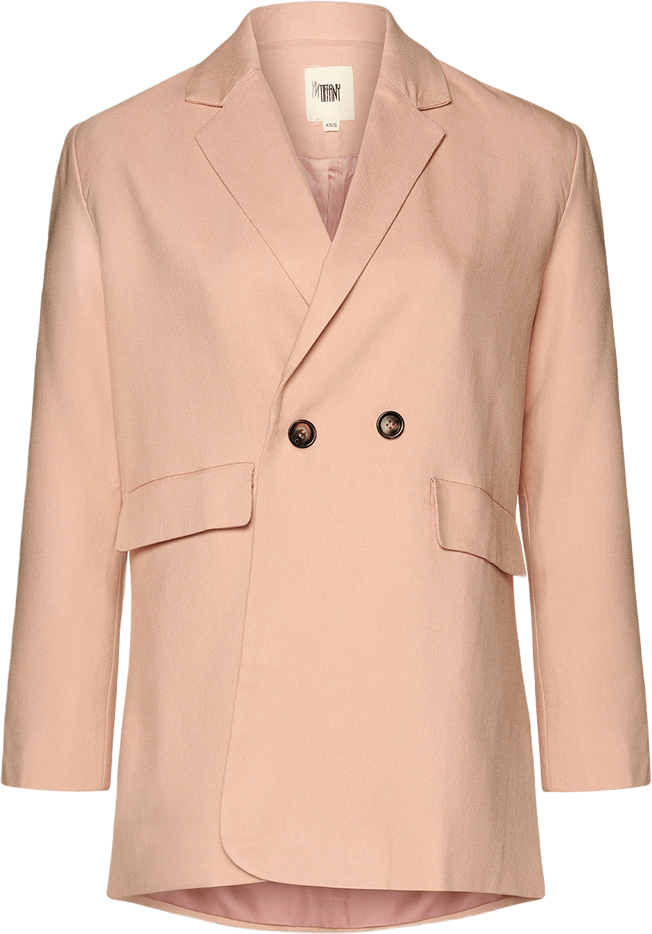 Nima Blazer 2, Linen/viscose - Light Rose