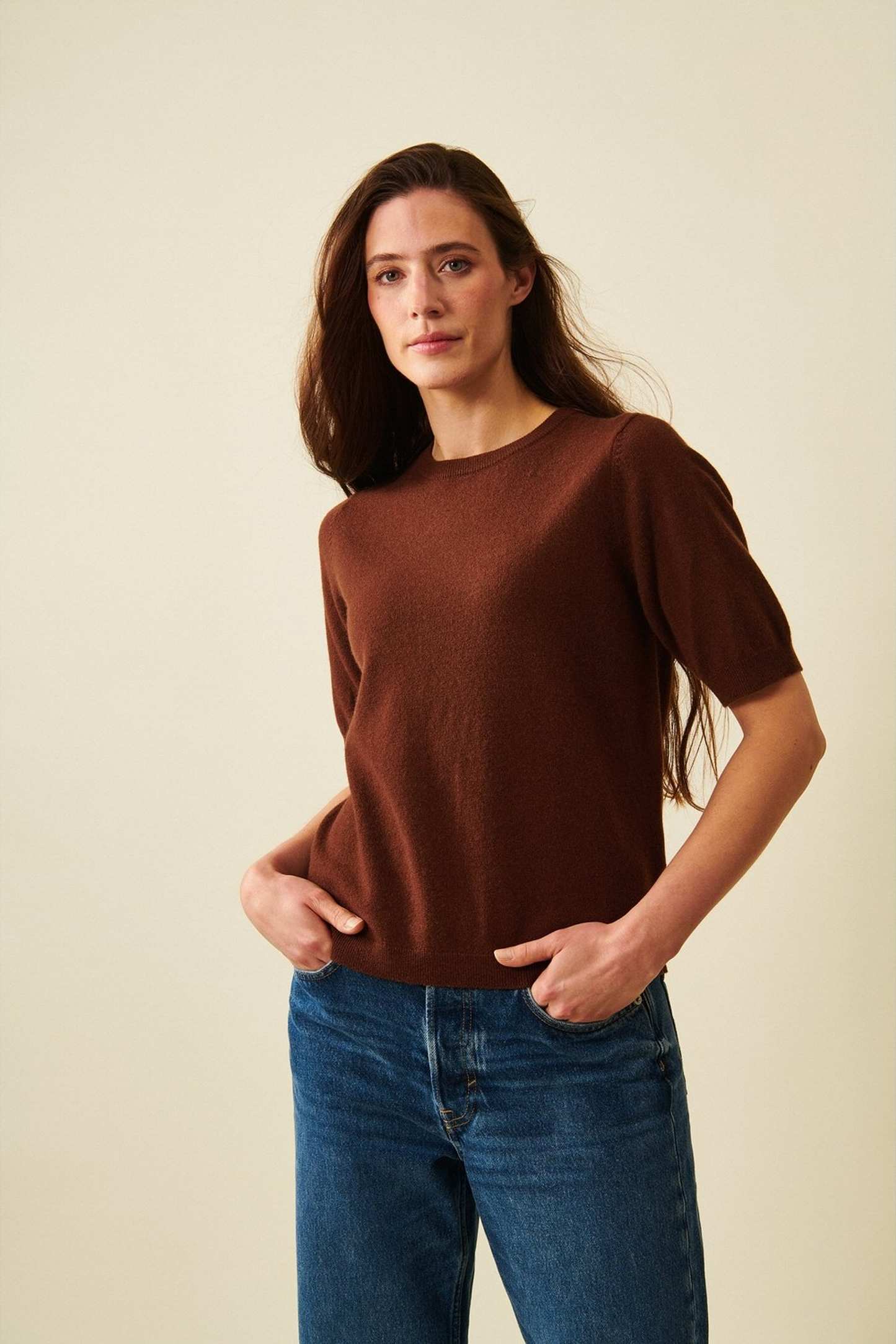 Katya Jumper, från Jumperfabriken, i färgen brown.