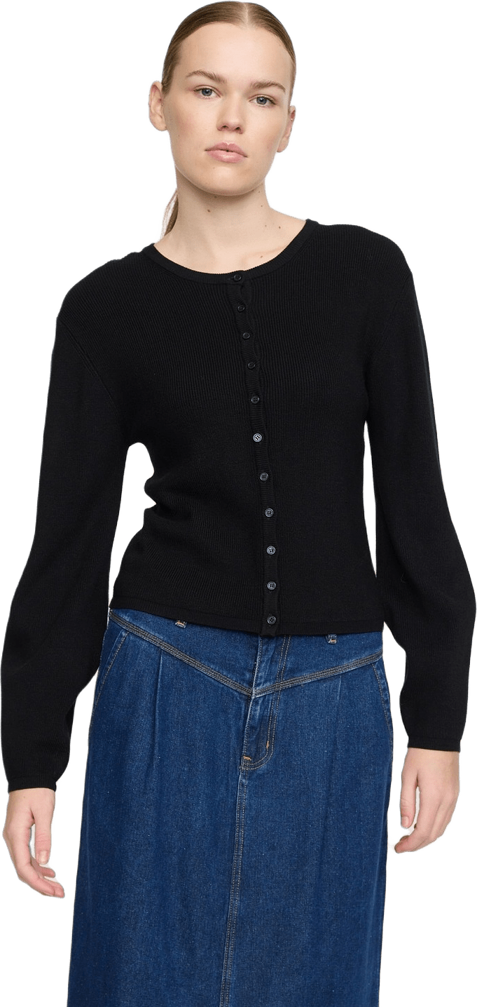 Srmushi Cardigan Knit - Black