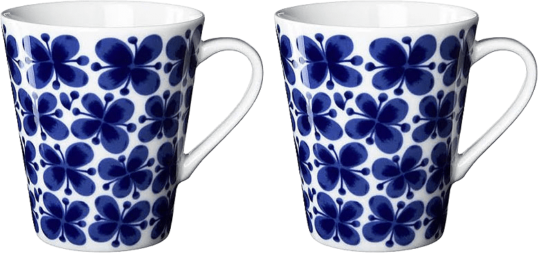 Mugg Mon Amie med öra 34 cl 2-pack, från Rörstrand.