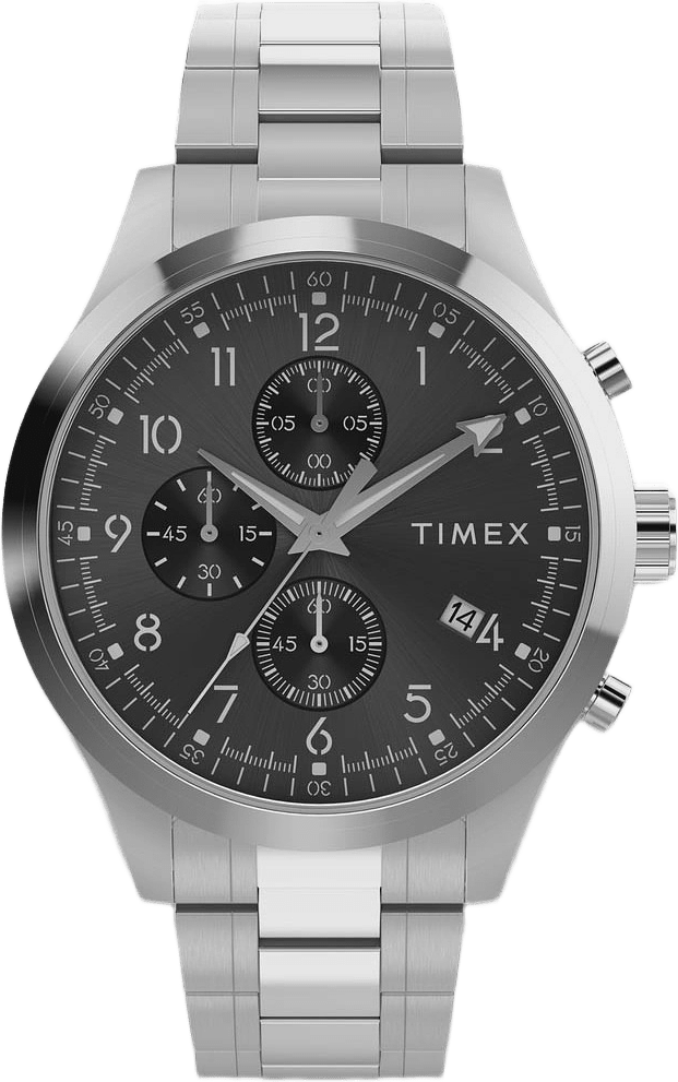 Timex Trend Herr, Svart/stål, Metallband - Tw2y01400, från Timex, i färgen 1.