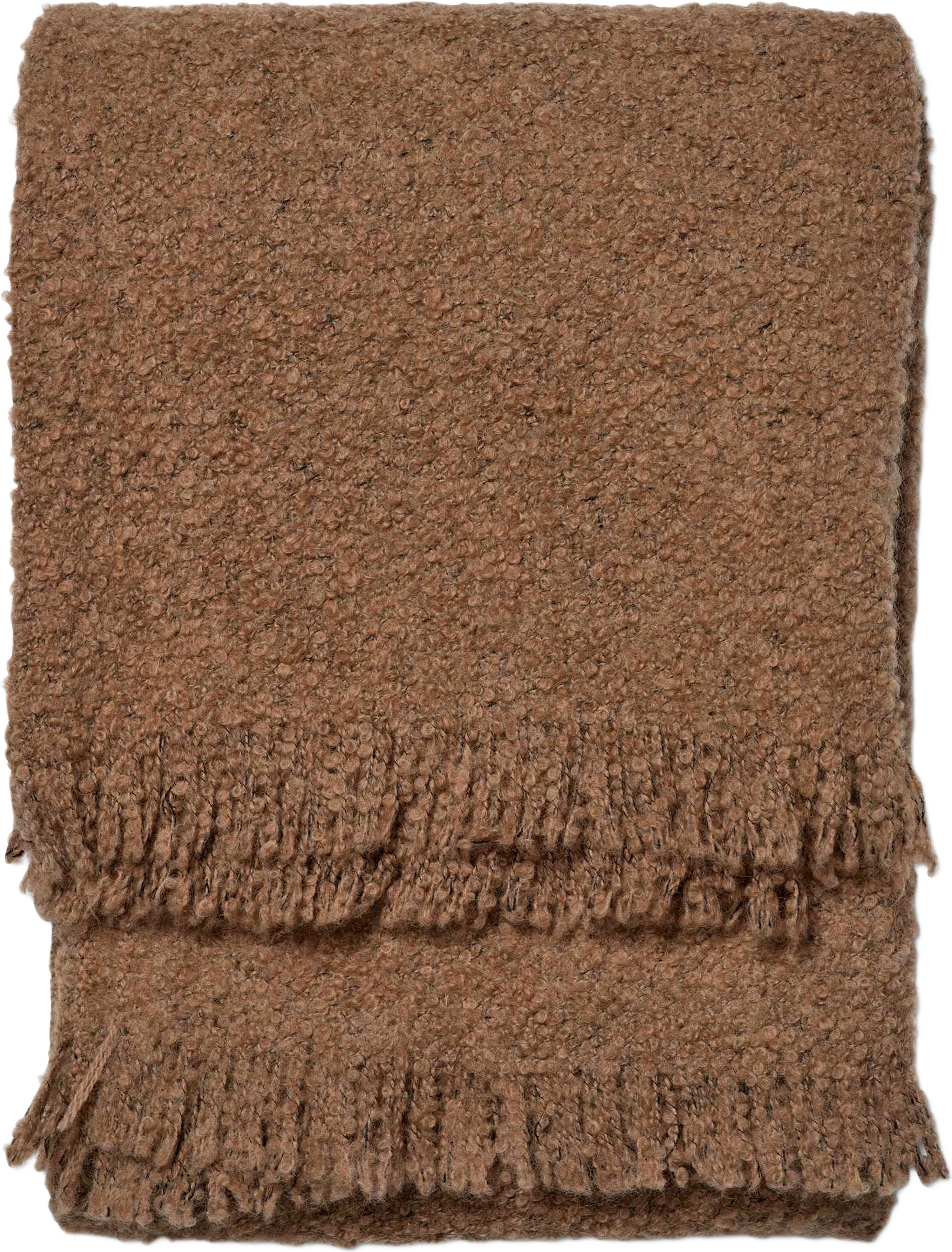 Pläd Boucle, från Classic Collection, i färgen beige.