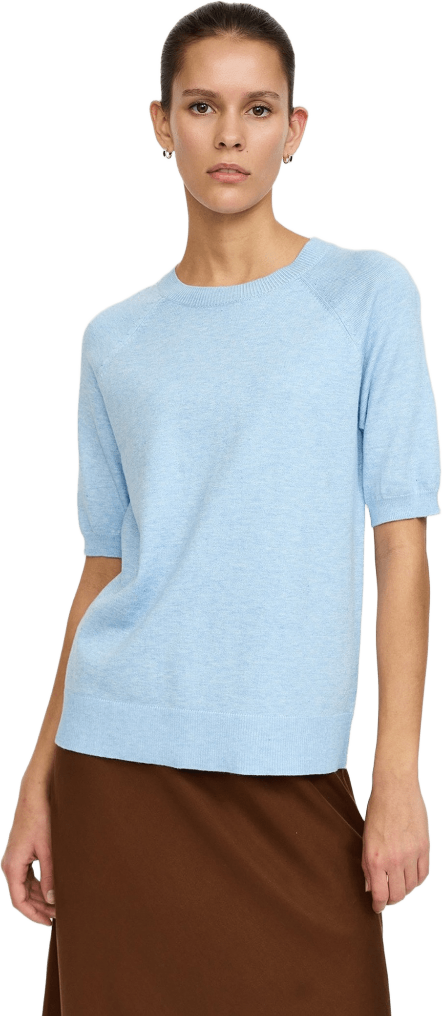 Srmarla Ss O-neck, från Soft Rebels, i färgen windsurfer melange.