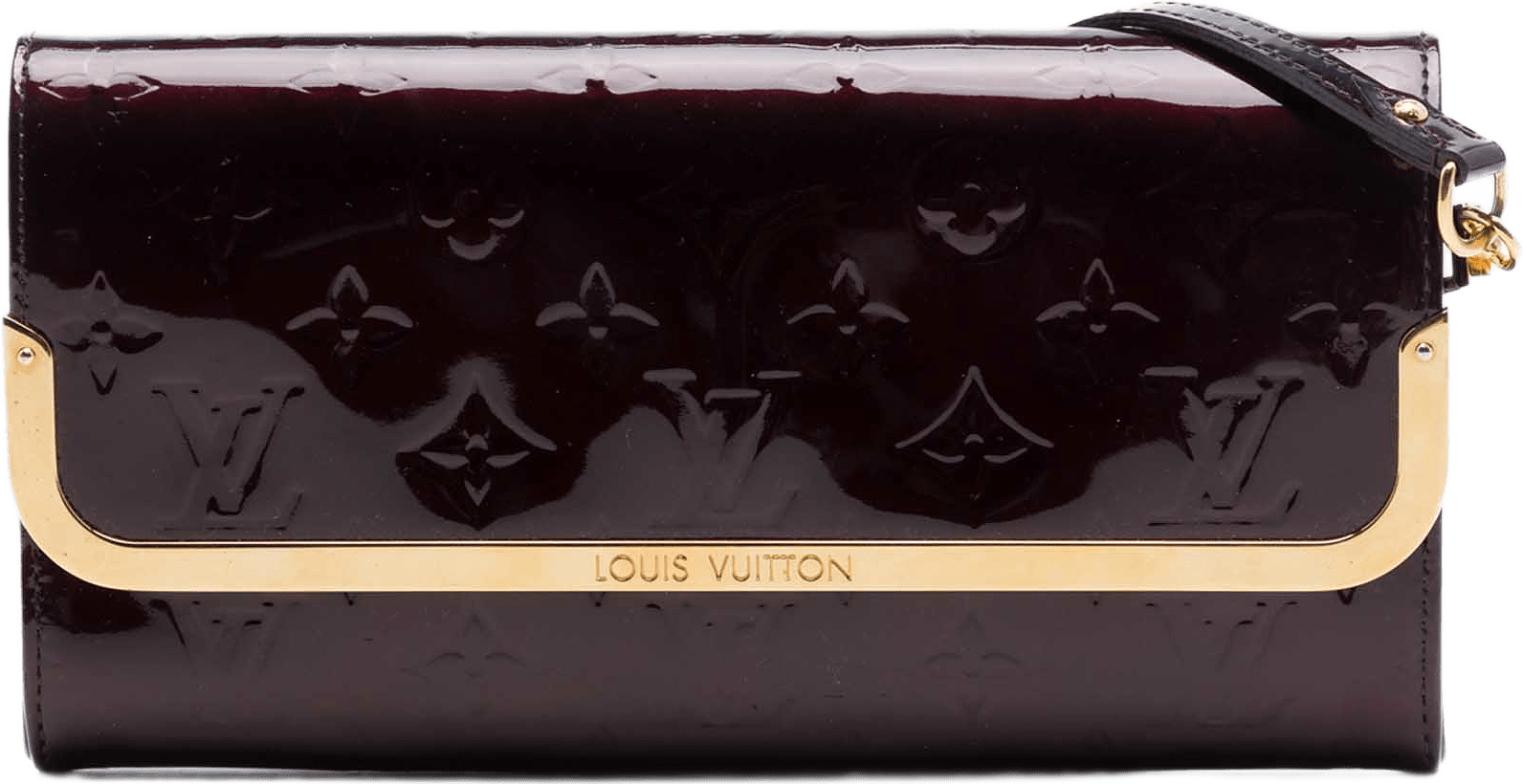 Louis Vuitton Monogram Vernis Rossmore Mm, från Luxclusif, i färgen purpur.