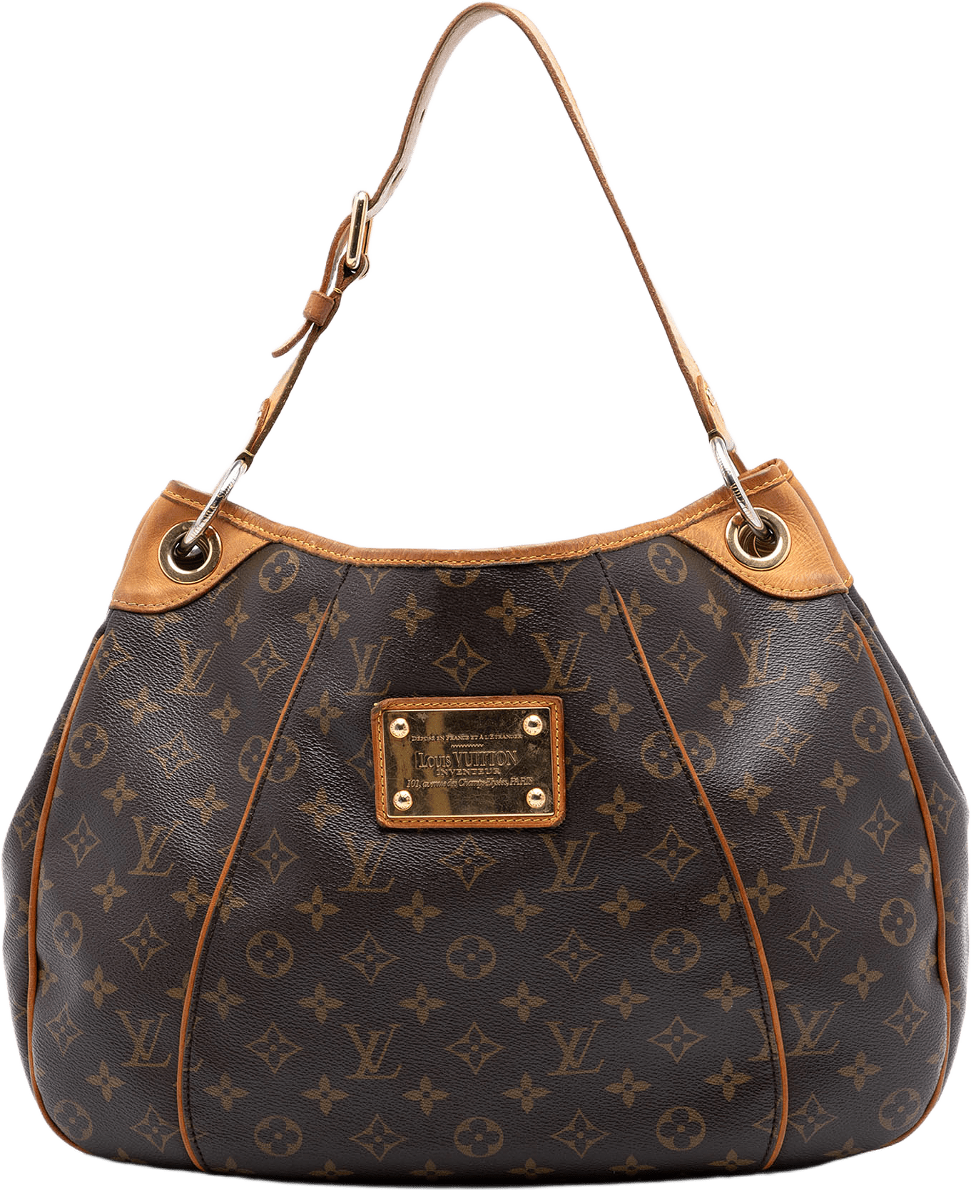 Louis Vuitton Monogram Galliera Pm, från Luxclusif, i färgen brown.