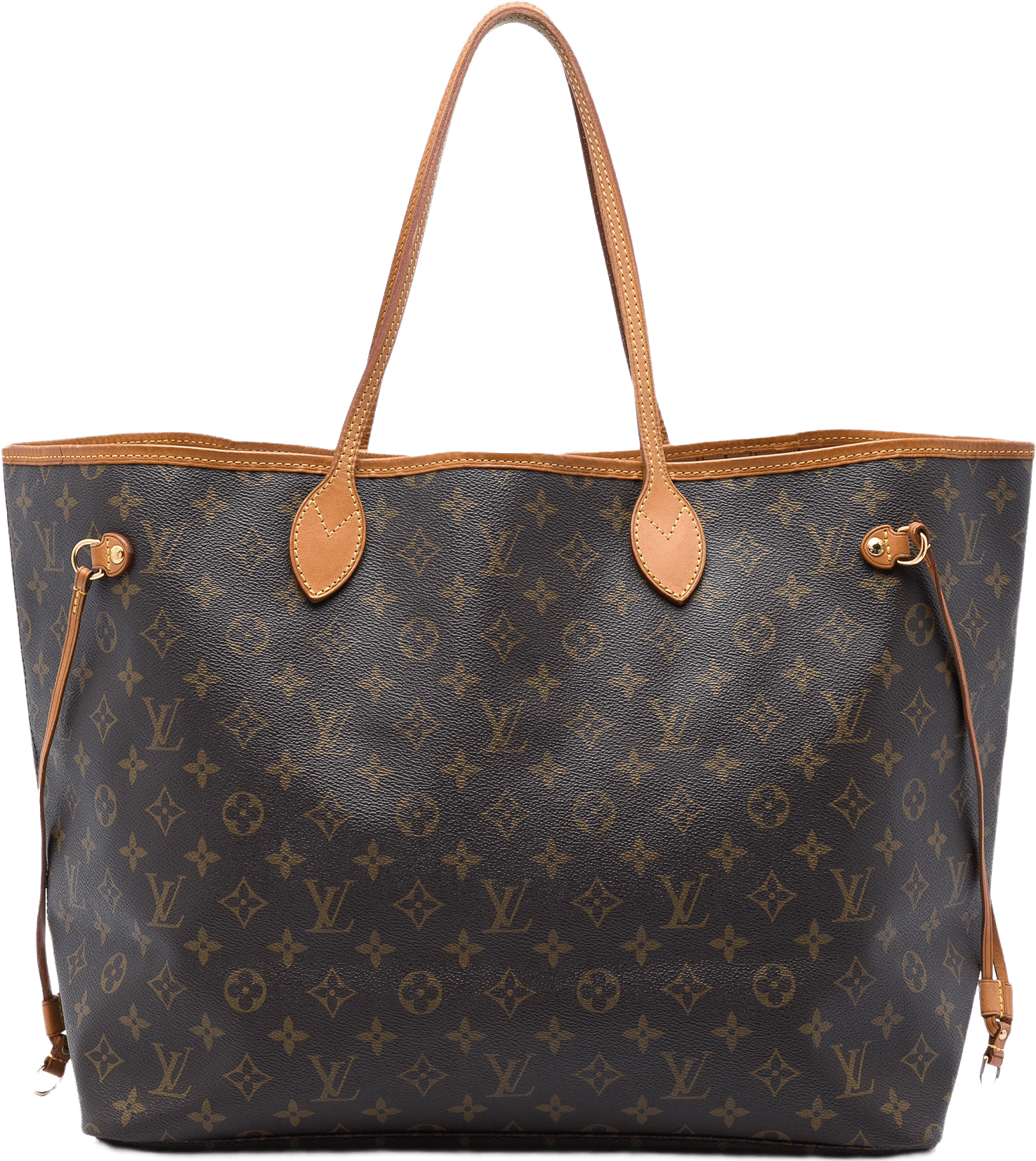 Louis Vuitton Monogram Neverfull Mm, från Luxclusif, i färgen brun.