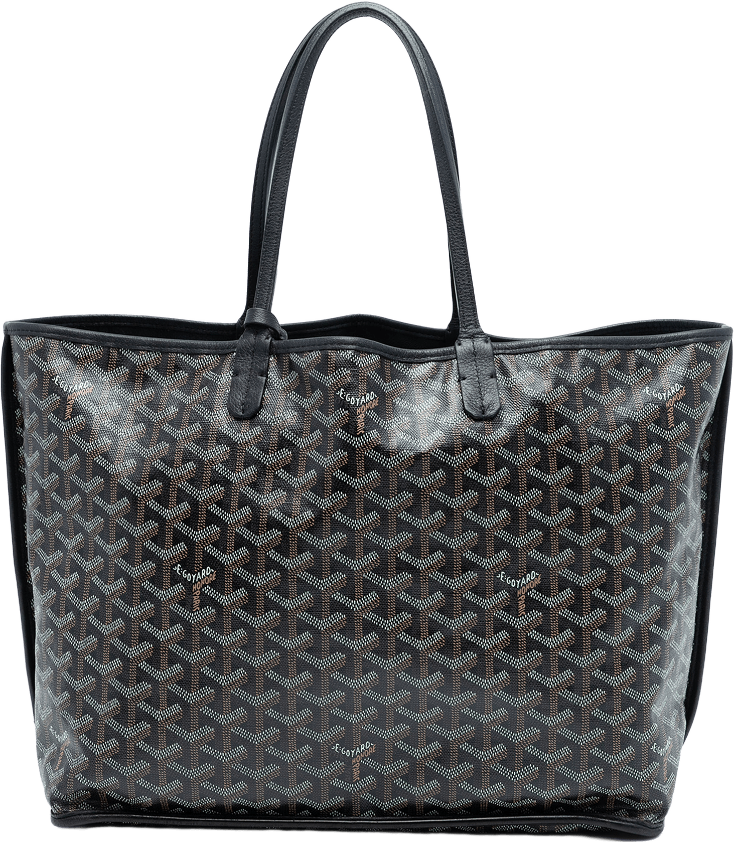 Goyard Goyardine Reversible Anjou Pm, från Luxclusif, i färgen black.