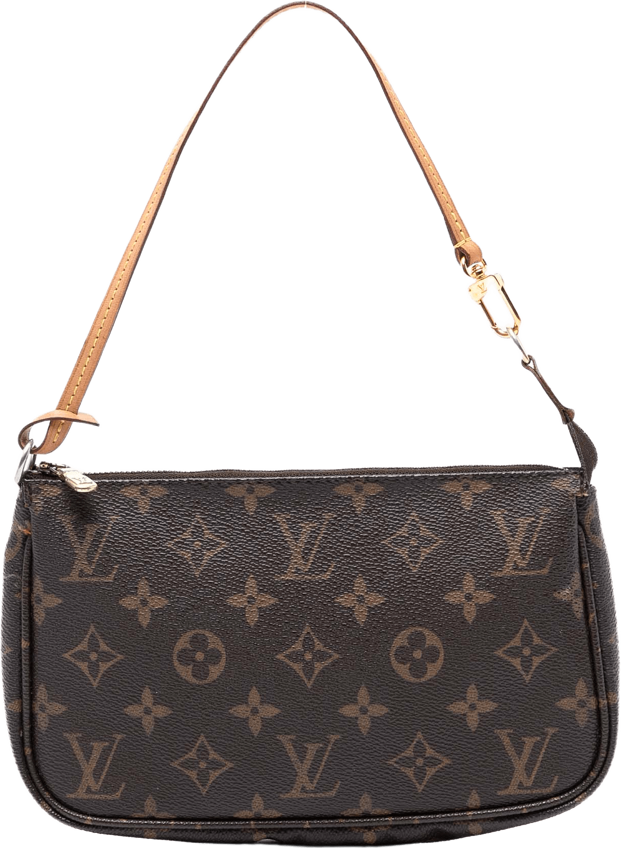 Louis Vuitton Monogram Pochette Accessoires, från Luxclusif, i färgen brown.