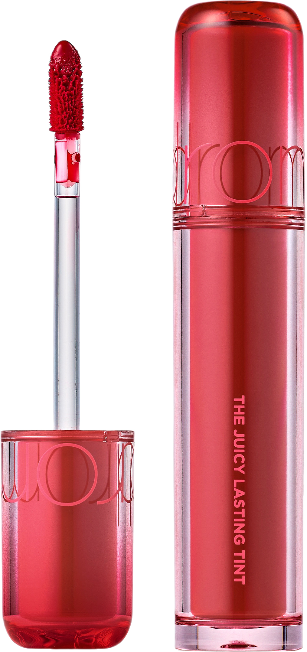 The Juicy Lasting Tint, från rom&nd, i färgen Cherry Bomb.