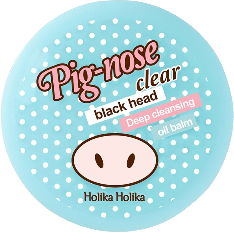 Pig Nose Clear Blackhead Deep Cleansing Oil Balm, från Holika Holika, i färgen Black.