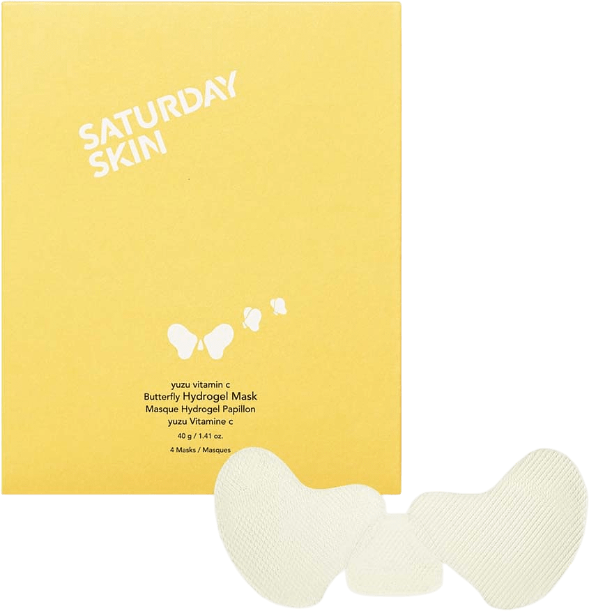 Yuzu Vitamin C Butterfly Hydrogel Mask, från Saturday Skin.