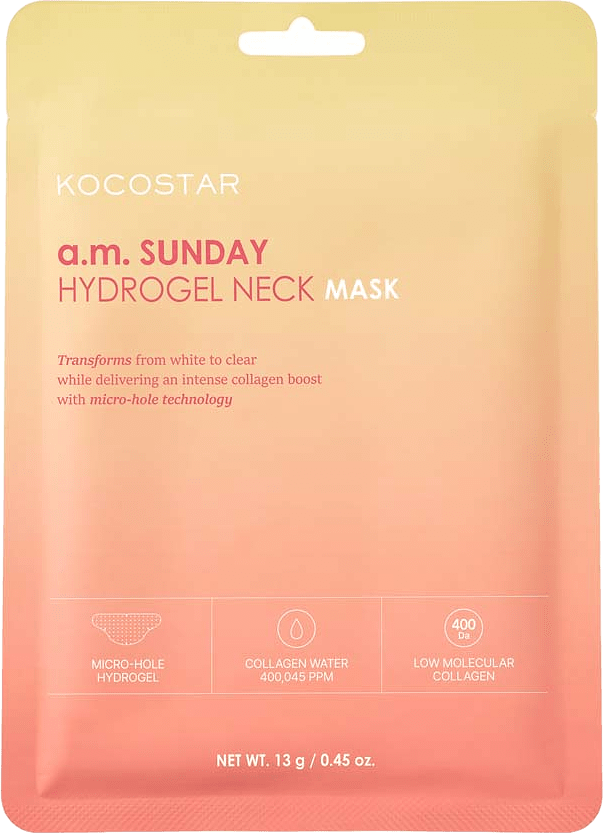 a.m. Sunday Hydrogel Neck Mask, från Kocostar.