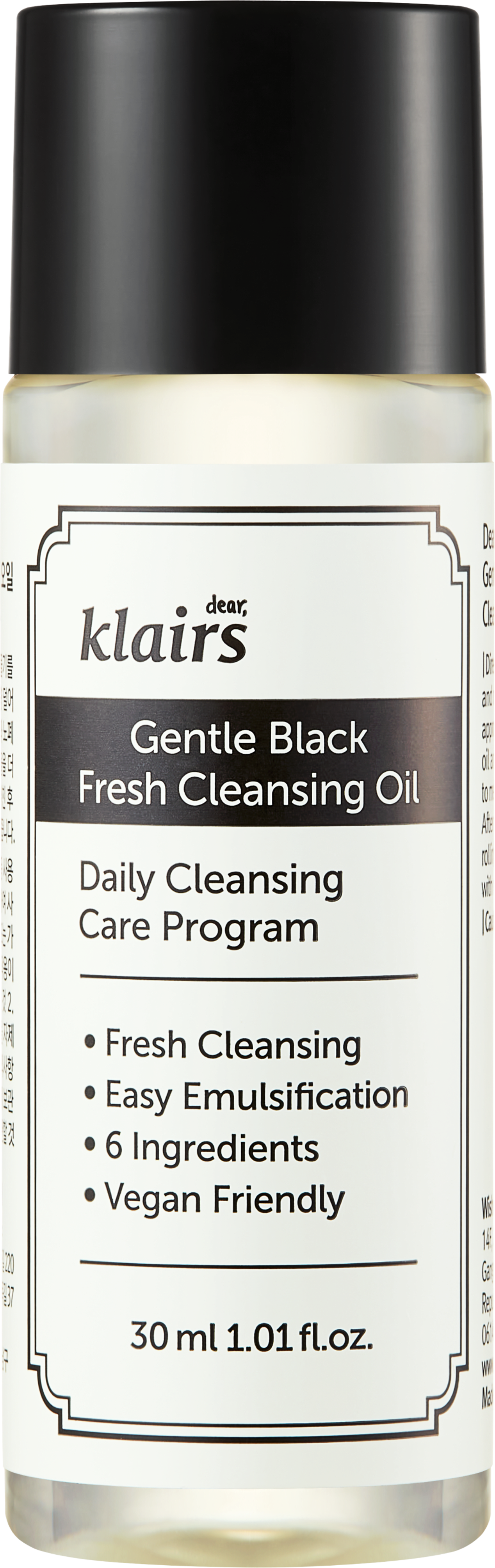 Gentle Black Fresh Cleansing Oil