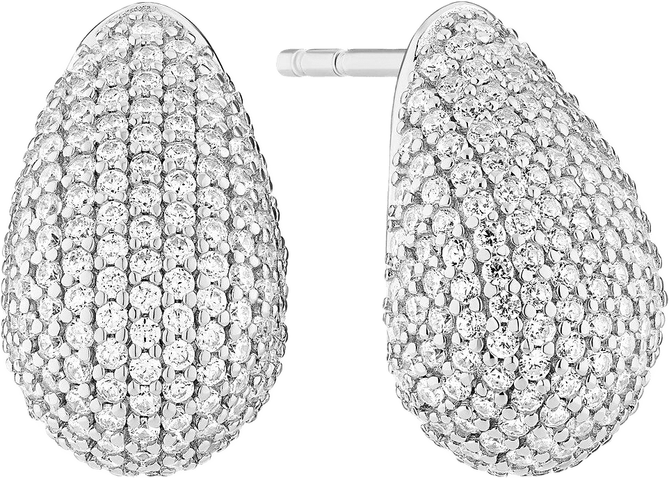 Örhänge Goccia Altro, från Sif Jakobs Jewellery, i färgen silver.