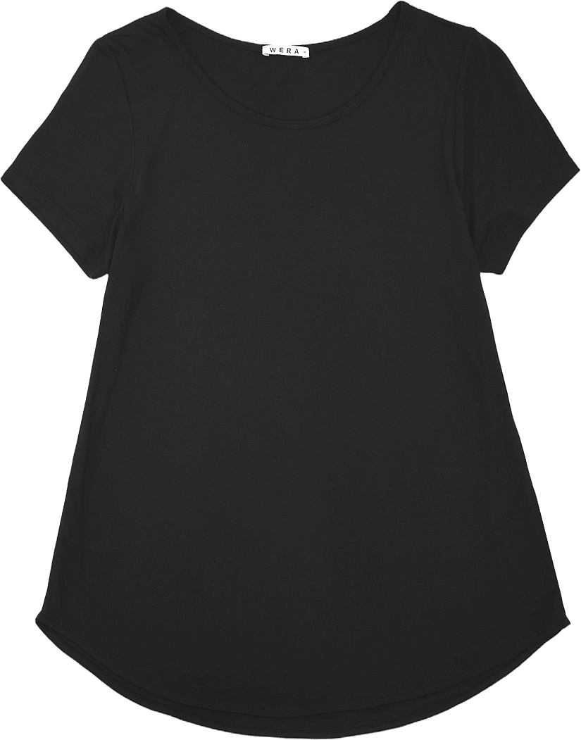 T-shirt med båtringning FREDRIKA, från Wera, i färgen Black.