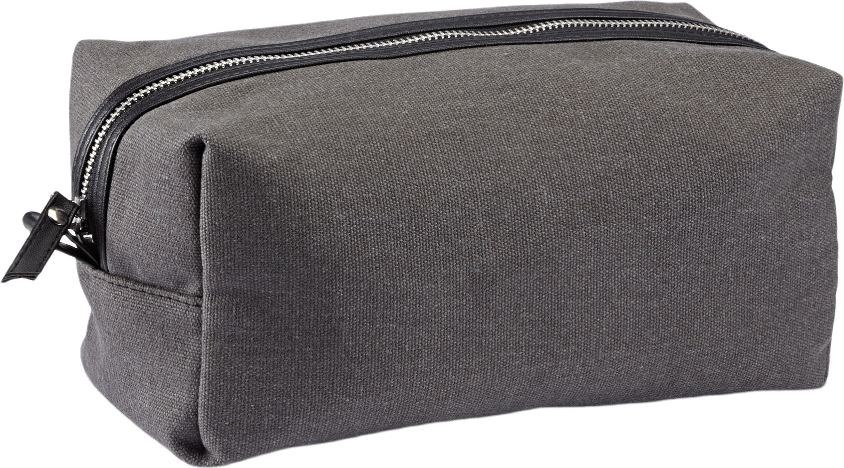 Necessär i canvas, från Åhléns, i färgen Grey.