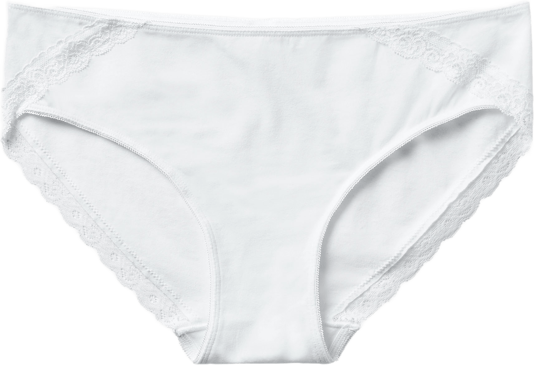 Bomullstrosa i slipmodell MONA, från Å WOMAN, i färgen White.