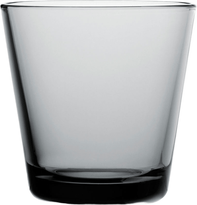Kartio Glas 21 cl 2 st, från Iittala, i färgen Grå.