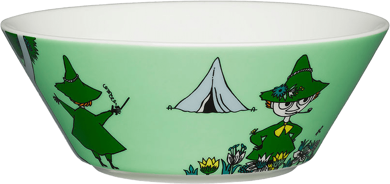 Muminskål, Ø 15 cm, från Arabia, i färgen Snusmumriken.