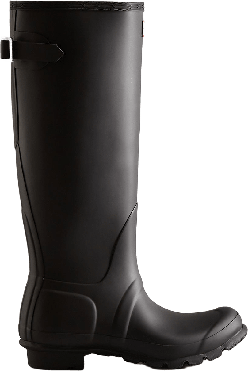 WOMENS ORIGINAL TALL BACK AJUSTABLE BOOT, från Hunter, i färgen Black.