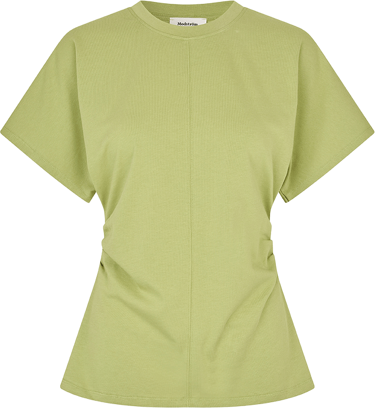 Patayamd T-shirt, från Modström, i färgen tarragon.