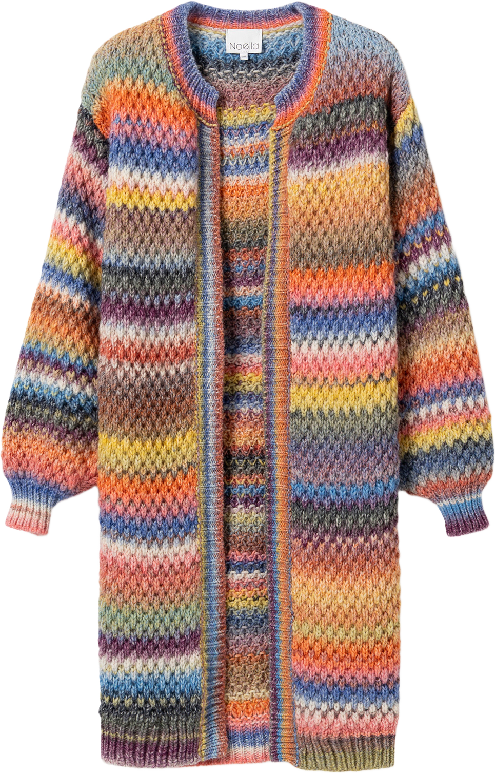 Gio Knit Cardigan - Multi Mix, från Noella, i färgen multi mix.
