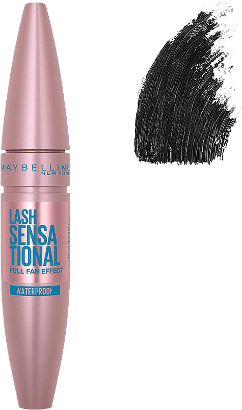 Lash Sensational Mascara, från Maybelline, i färgen Black Waterproof.