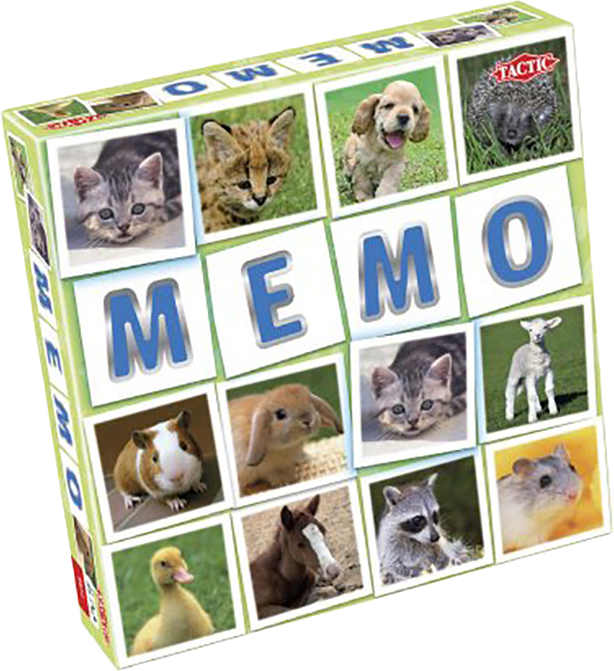 Memospel — Djurungar, från TACTIC.