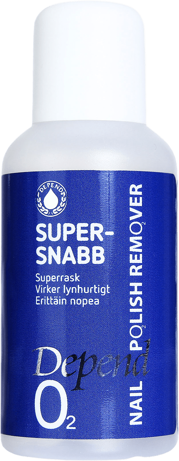 O2 Miniremover, blå, från Depend.