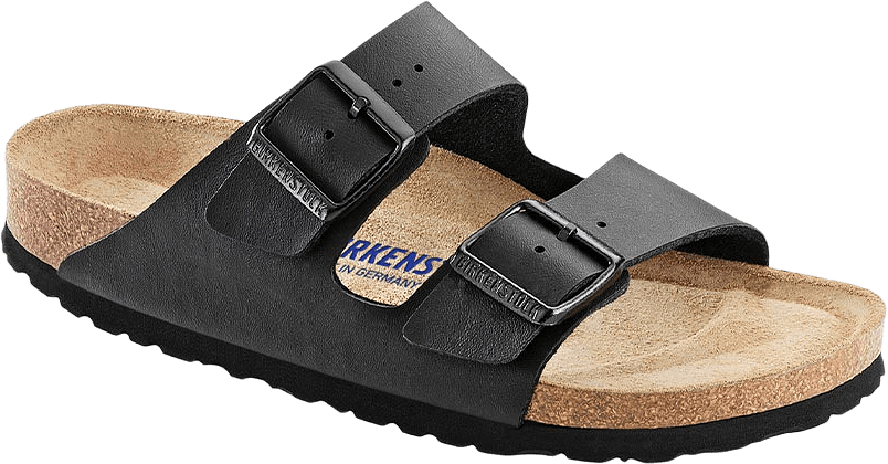 Arizona Soft Footbed, Narrow, från Birkenstock, i färgen Black.