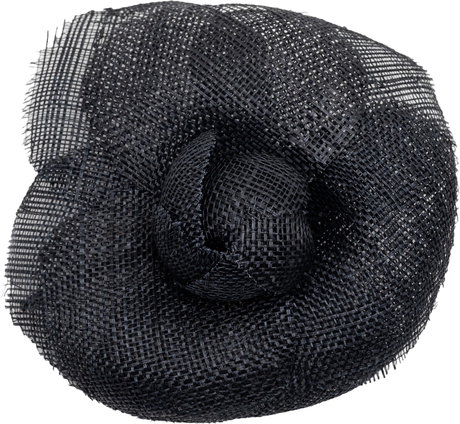 Chanel Abaca Camellia Brooch, från Luxclusif, i färgen black.