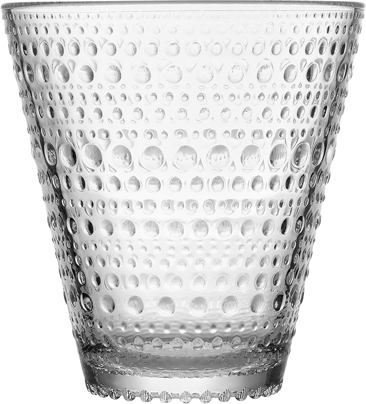 Kastehelmi Dricksglas 30 cl 2 st, från Iittala, i färgen Klar.