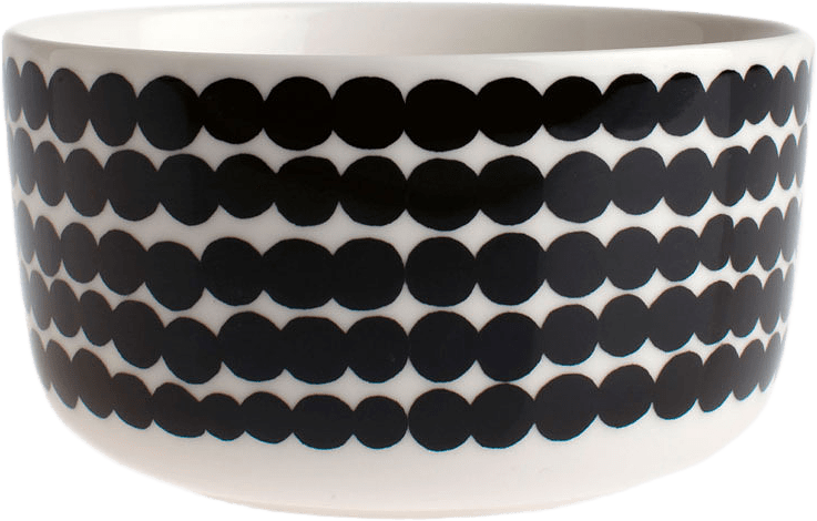 Skål Räsymatto 5 dl, från Marimekko, i färgen Svart.