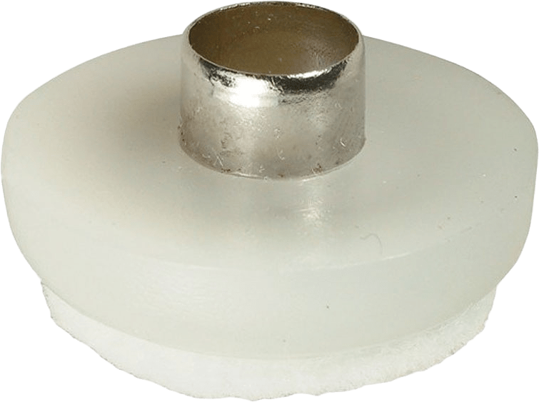 Golvskydd Filt Rörnit 22 mm 4-pack, från Nitor, i färgen White.