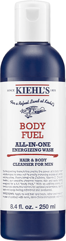 Body Fuel All-in-One Energizing Body Wash, 250 ml, från Kiehls.