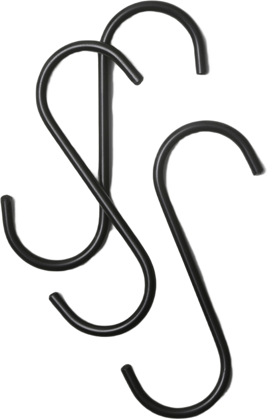 S-krok i metall, 3-pack, från Åhléns Home, i färgen Black.