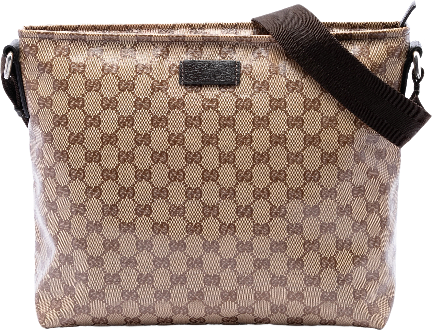 Gucci Gg Crystal Crossbody, från Luxclusif, i färgen beige.