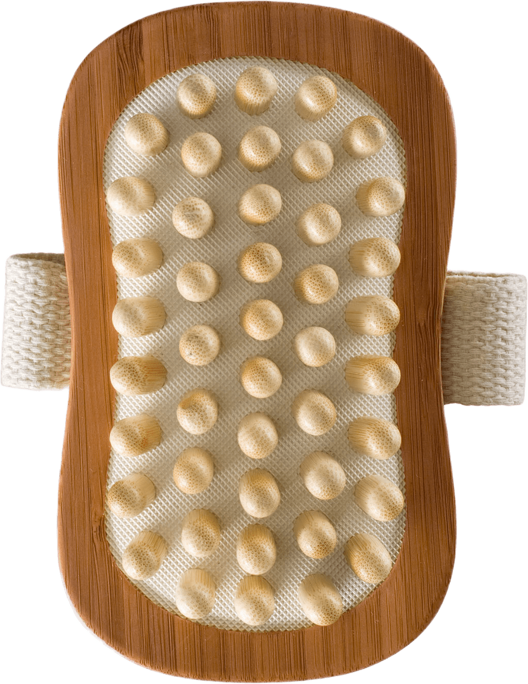 Massageborste i trä, från Åhléns.