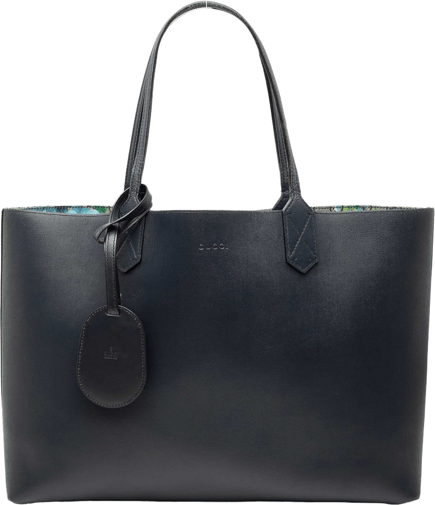 Gucci Gg Supreme Blooms Reversible Tote, från Luxclusif, i färgen beige.