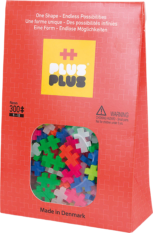 Mini Neon 300 pcs, från PLUS PLUS.